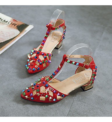 Women's Shoes Rubber / EVA Summer T-Strap Sandals