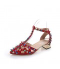 Women's Shoes Rubber / EVA Summer T-Strap Sandals