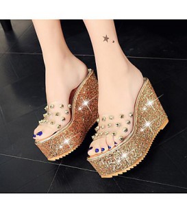 Women's Shoes PU(Polyurethane) Spring / Summer Comfort Sandals 