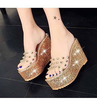 Women's Shoes PU(Polyurethane) Spring / Summer Comfort Sandals 