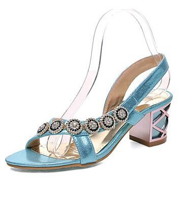 Women's Shoes Glitter / Customized Materials / Leatherette Sandals