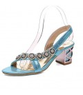 Women's Shoes Glitter / Customized Materials / Leatherette Spring / Summer / Fall Comfort / Novelty Sandals