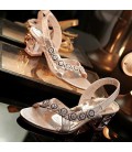 Women's Shoes Glitter / Customized Materials / Leatherette Spring / Summer / Fall Comfort / Novelty Sandals