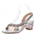Women's Shoes Glitter / Customized Materials / Leatherette Spring / Summer / Fall Comfort / Novelty Sandals
